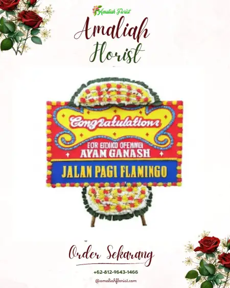 Sewa Papan Bunga Ngabab